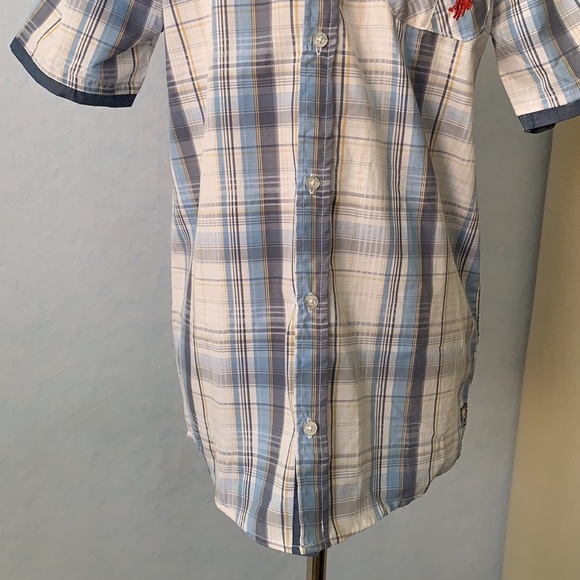 Plaid Short Sleeve Button Up Shirt - Picture 3 of 10